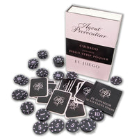 DIABLO PICANTE - JEU DE JETONS ET CARTES DE POKER  RAYURES