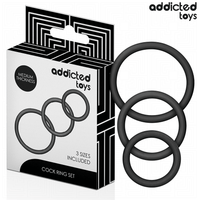 ADDICTED TOYS - LOT DE ANNEAUX EN SILICONE MODÈLE 2