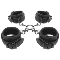 FETISH SUBMISSIVE - ENSEMBLE DE MENOTTES POUR MAINS ET CHEVILLES AVEC DOUBLURE EN NOPRÈNE